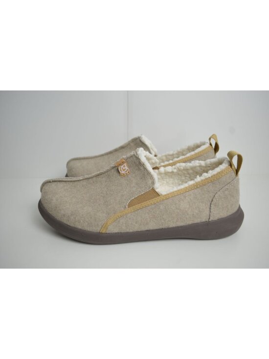 SPENCO SUPREME SLIPPER BEIGE SYNTHETIC SHEARLING